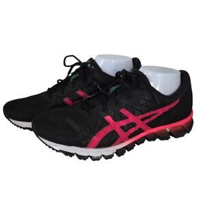 Asics Shoes Sz 10 Running Gel Quantum 180 4 1022A098 Pink Black Lace Up